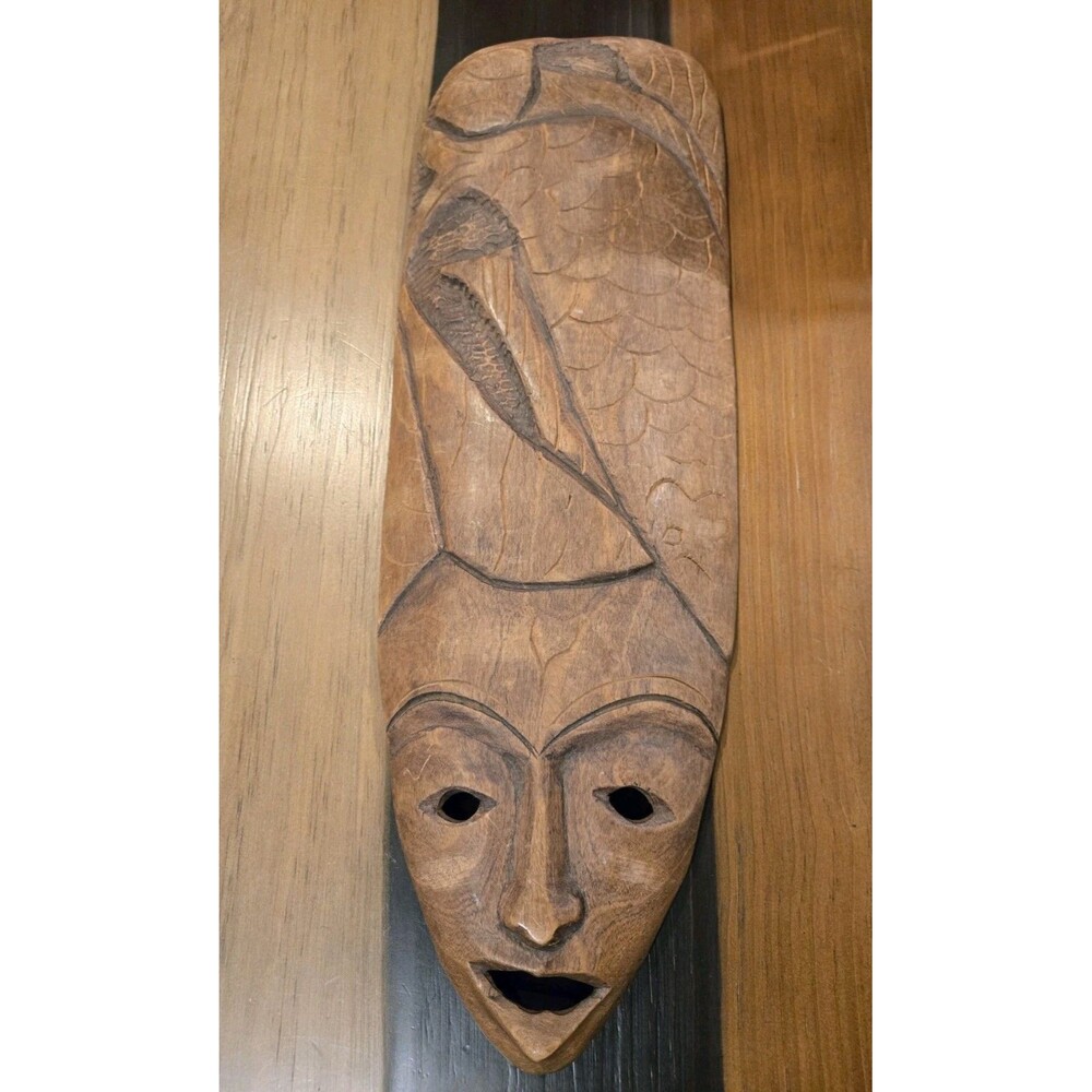 African Tribal Mask Wood Hand Carved Mask